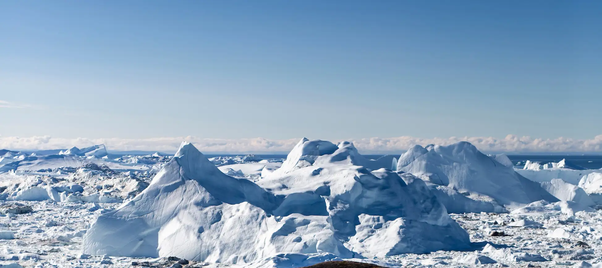 Hikers At The Ilulissat Icefjord Photo Aningaaq R Carlsen Visit Greenland